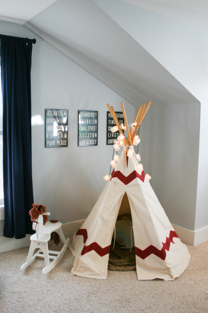 Teepee in Shared Boys Room