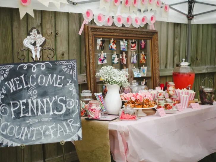 Vintage County Fair 1st Birthday Party