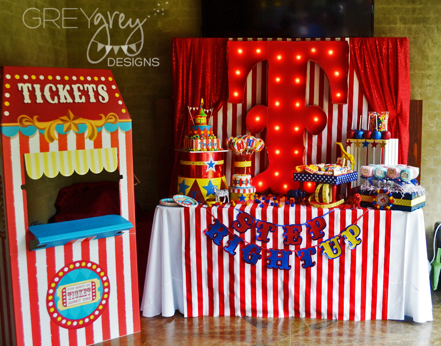 Circus Themed Birthday Party