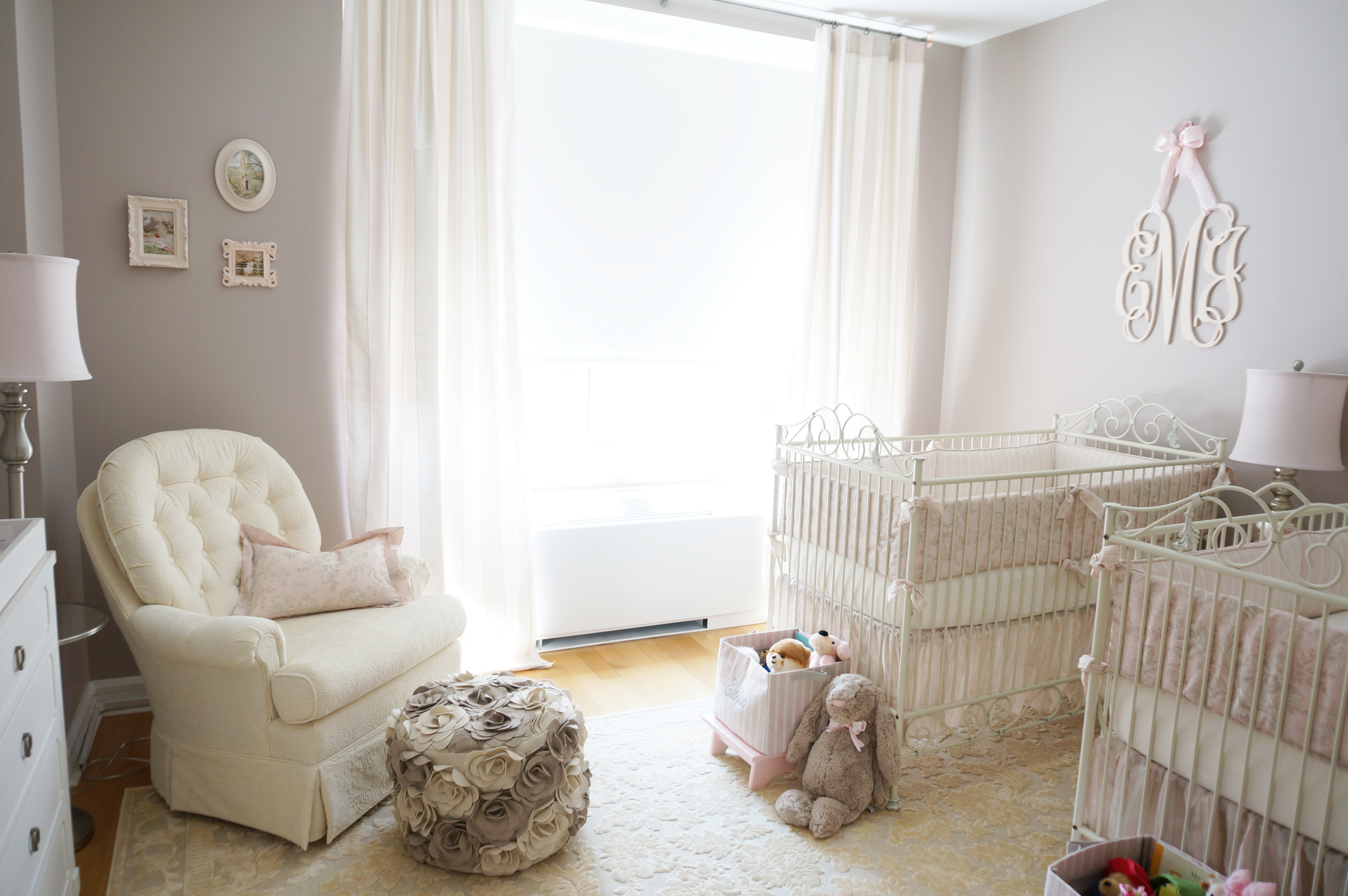 Twin Girls Nursery