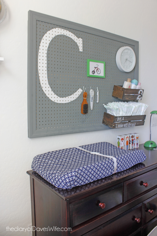 Changing Station Peg Board