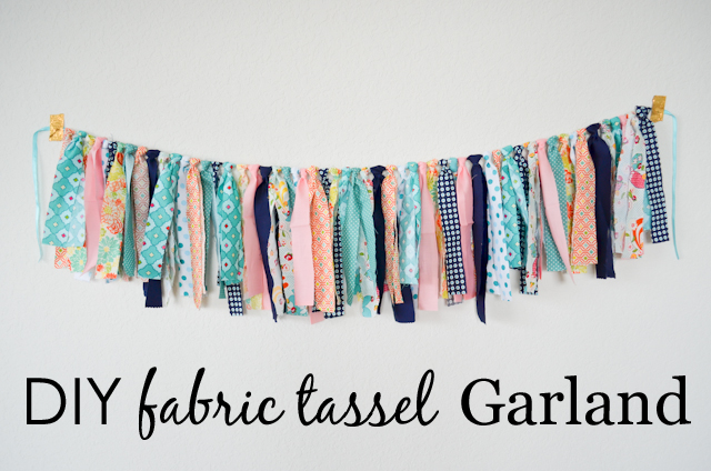 DIY Fabric Tassel Garland