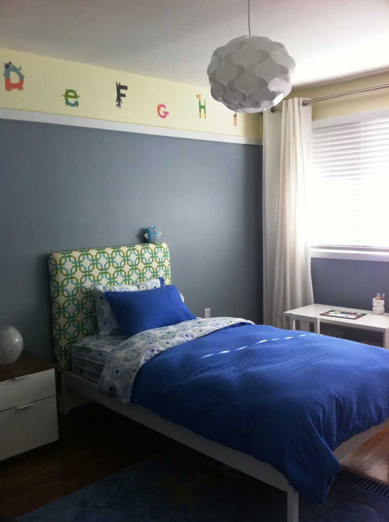 DIY Headboard in Boy's Room - Project Junior