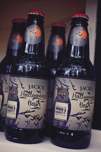 Halloween Themed Soda Bottles