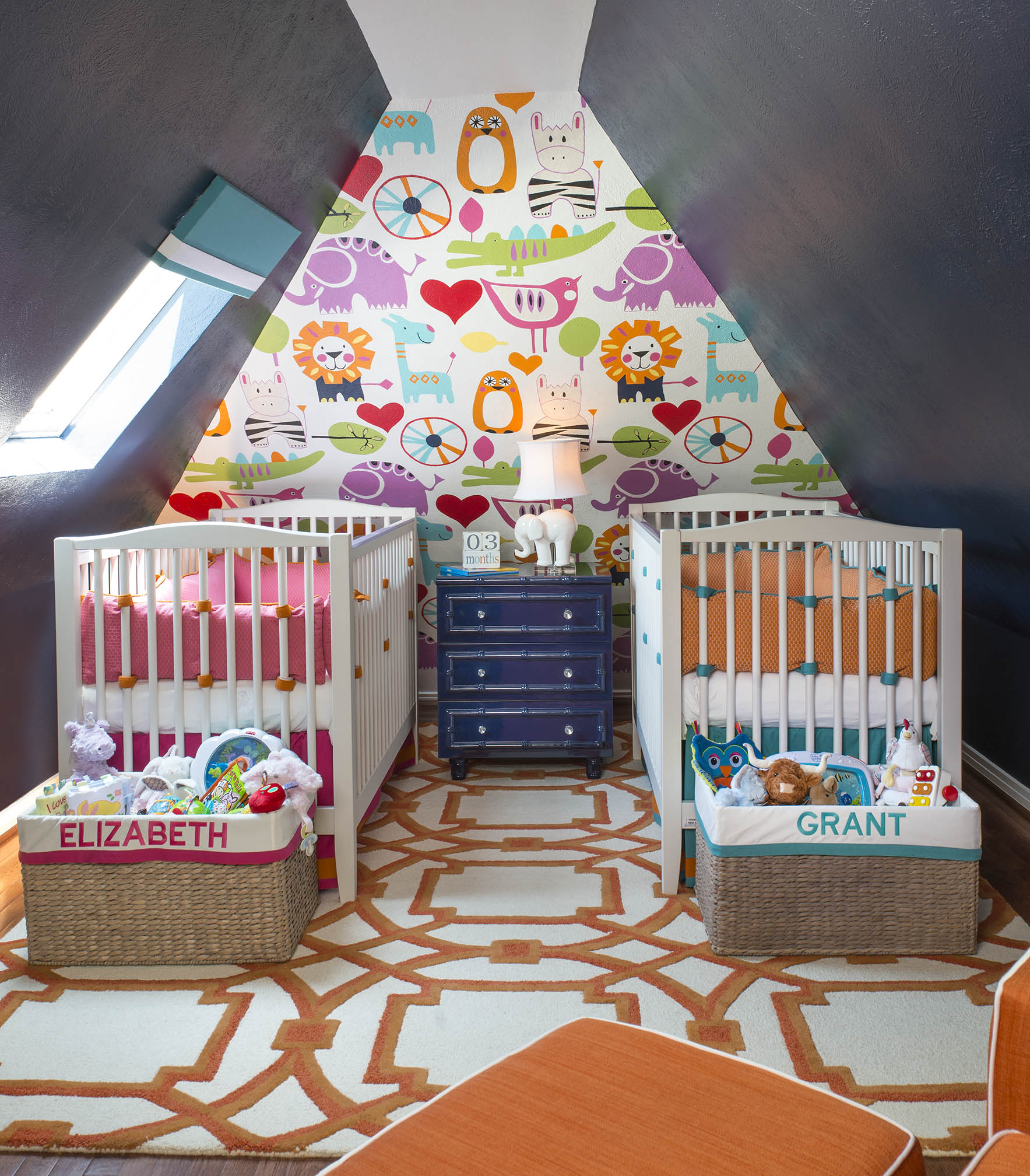 Colorful Twin Nursery