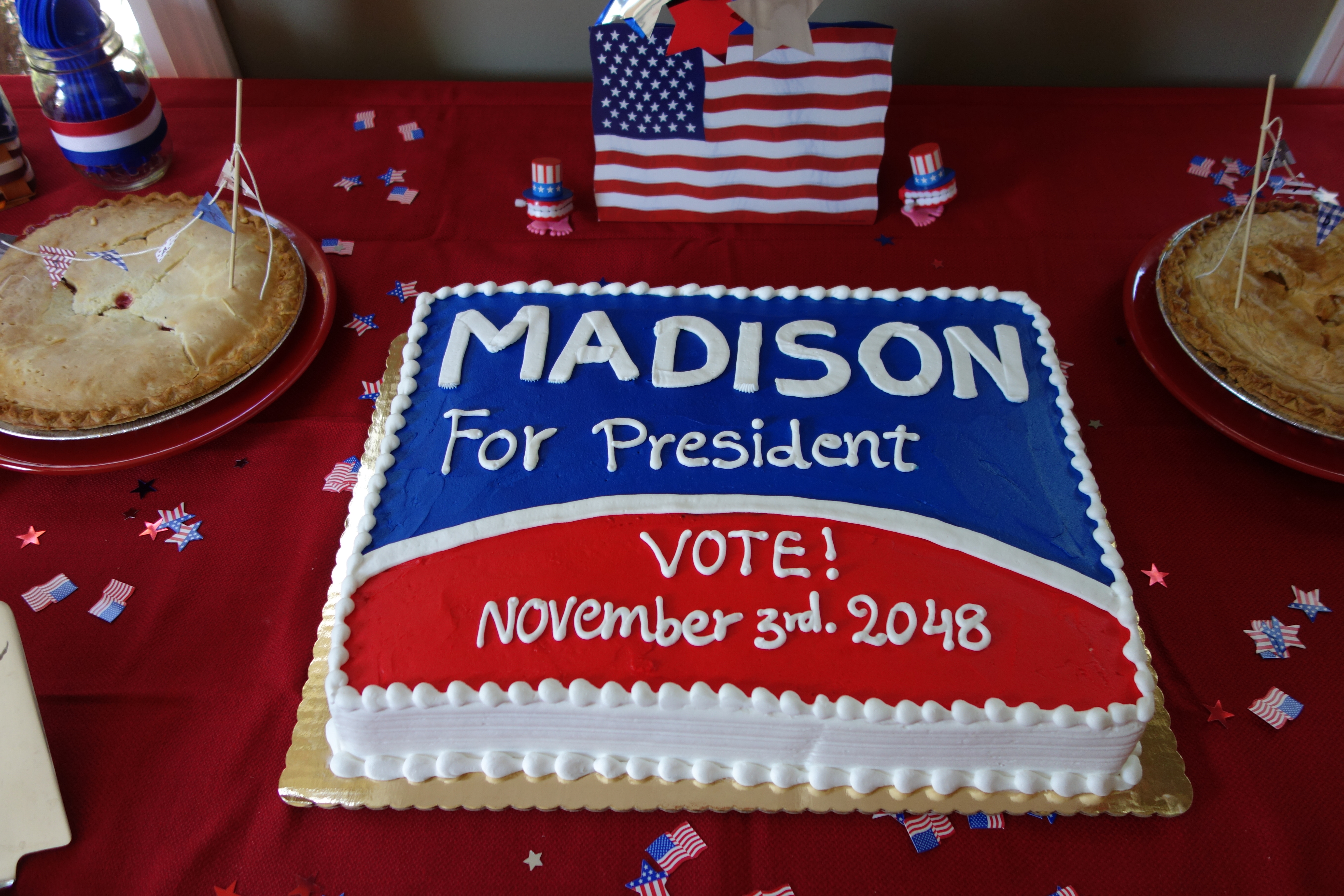 Presidential Themed Birthday Cake