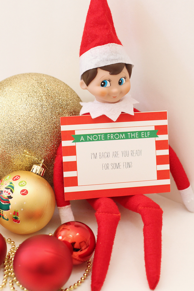 Elf on the Shelf Note Cards - The Project Nursery Shop