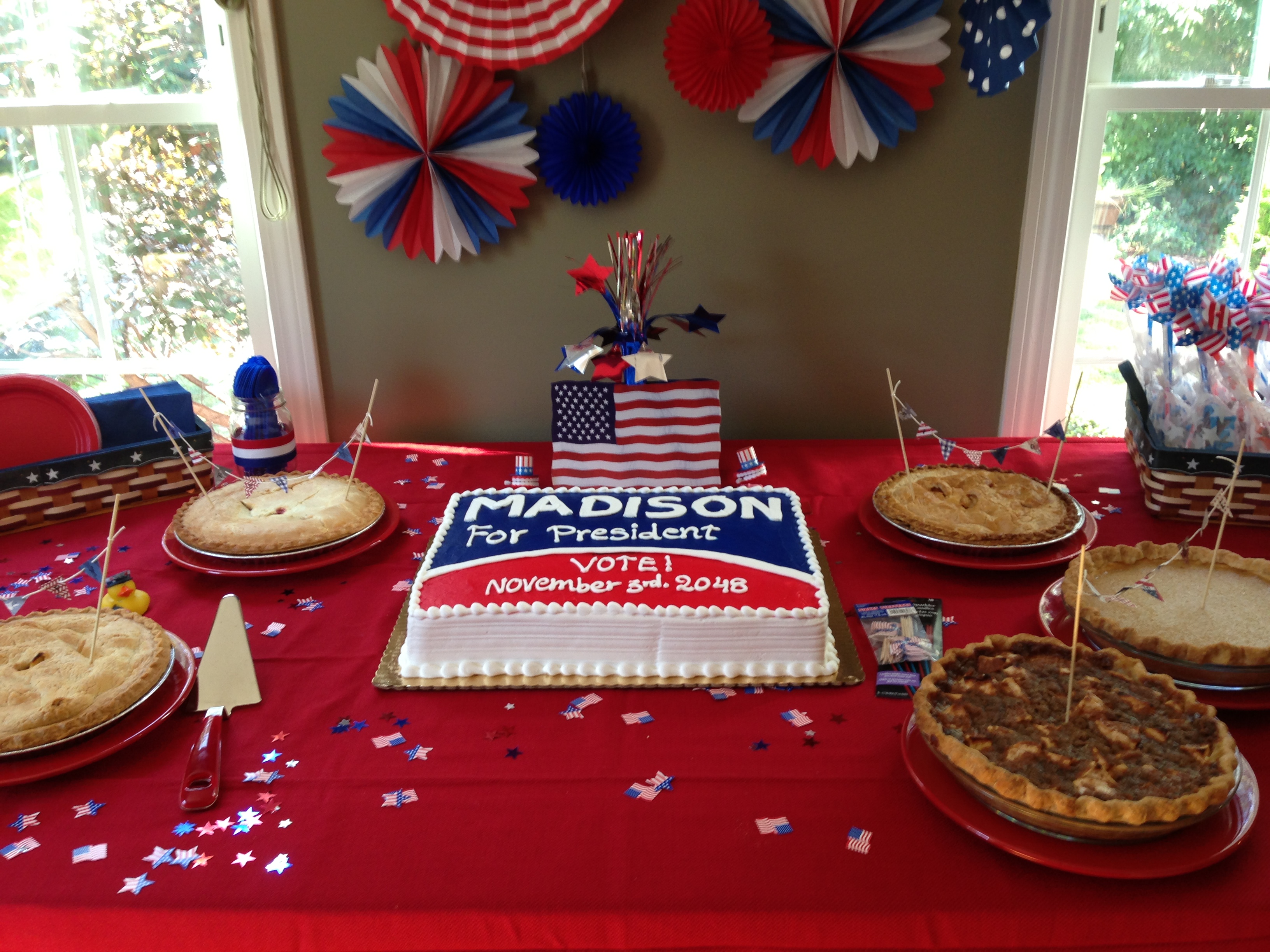 Presidential Themed Dessert Table