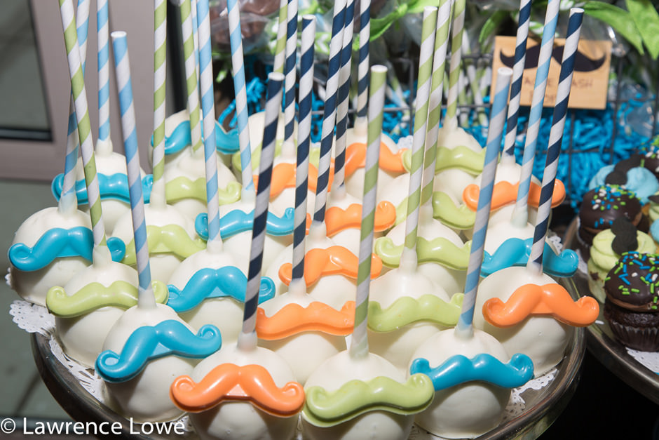 Mustache Themed Cake Pops