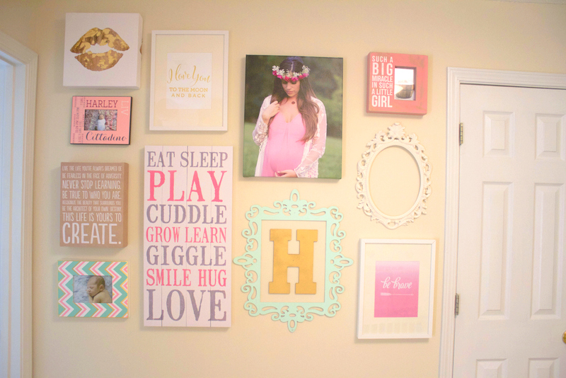 Fun and Girly Accent Wall