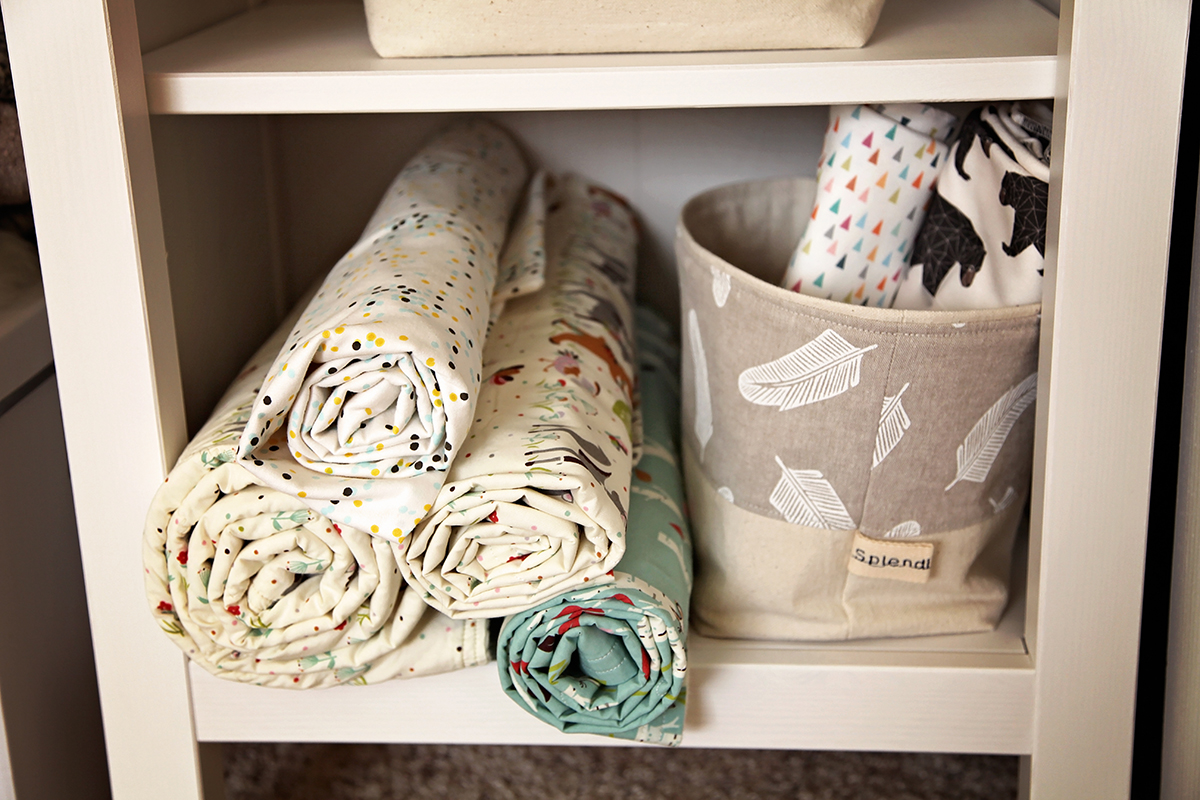 Blanket Storage on Shelf