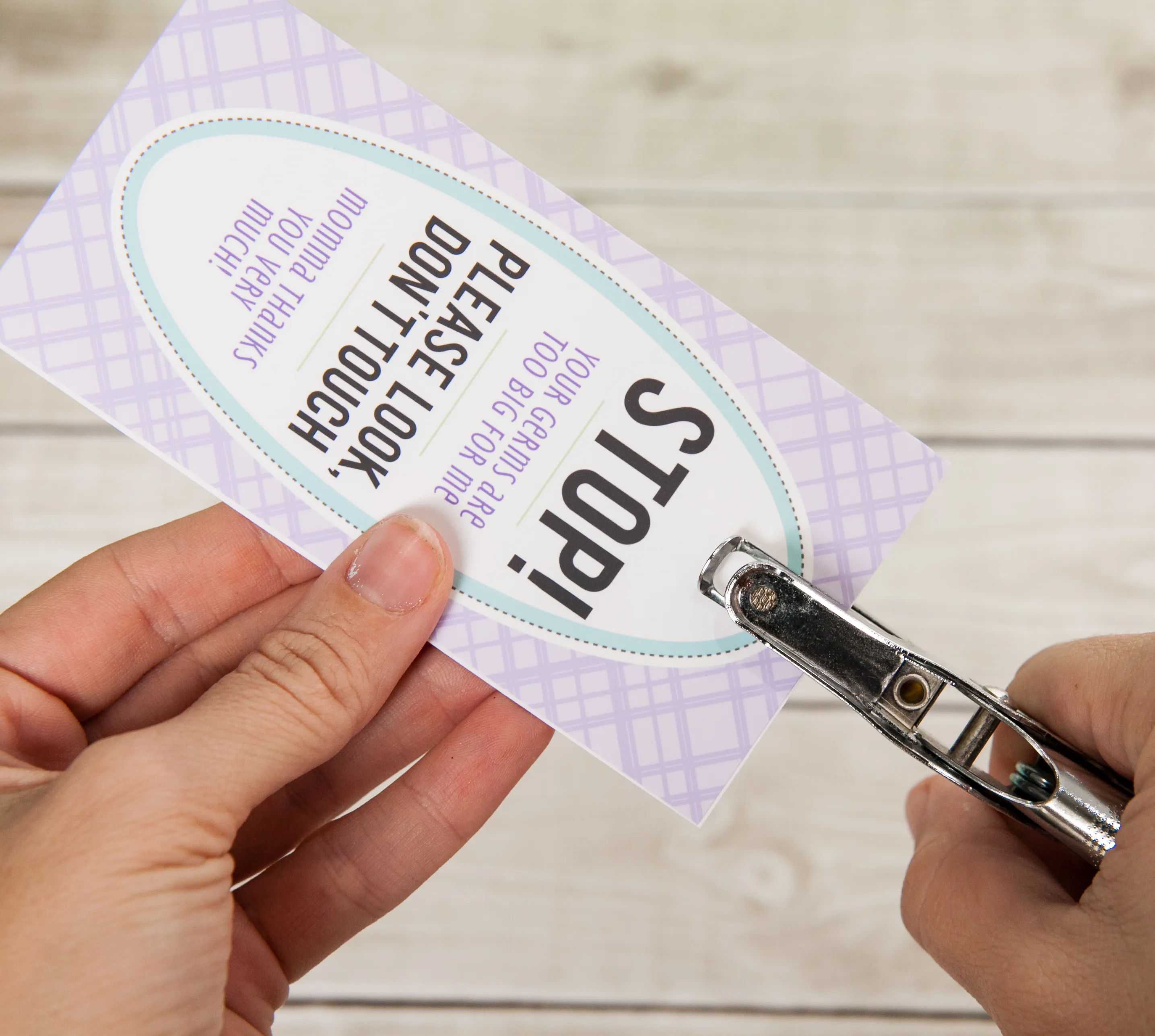 Free Printable Car Seat Tag Assembly