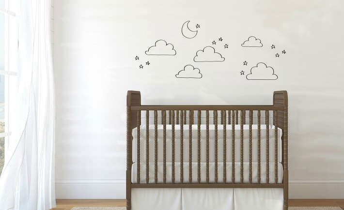 Night Sky Nursery Wall Decal from Dana Decals