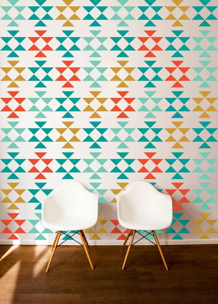 Triangle Wall Decals from Dana Decals