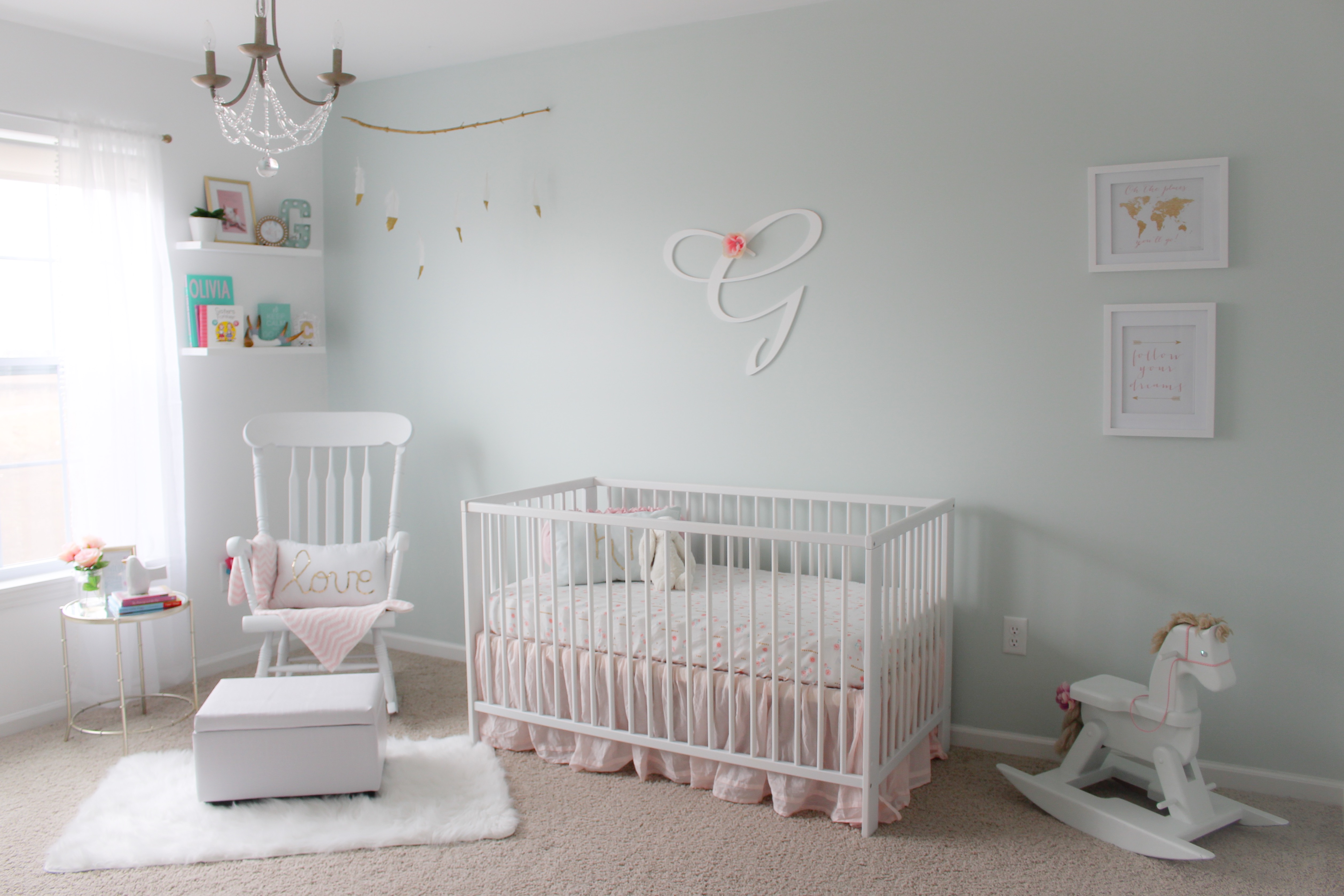 Pastels and Gold Nursery