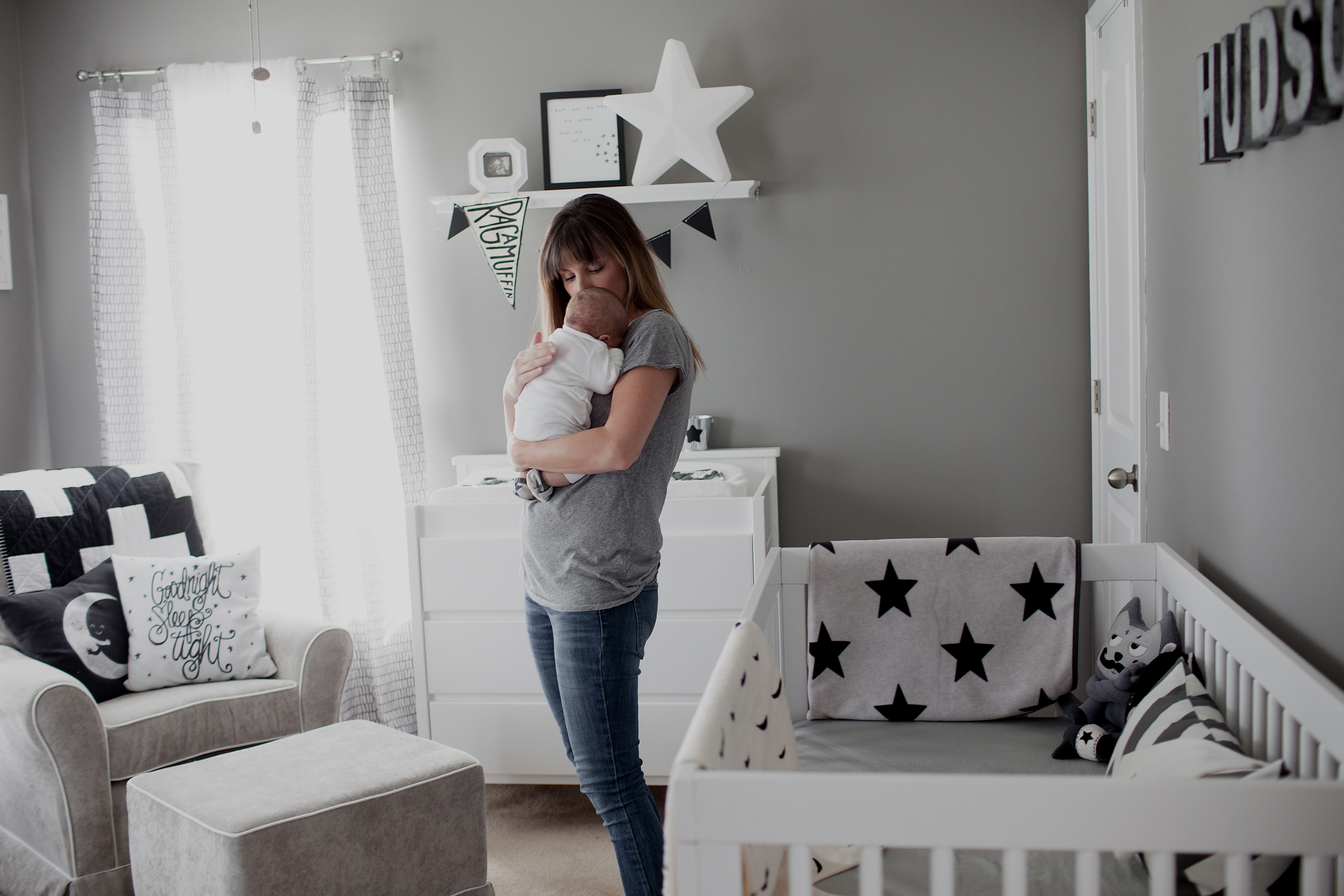 Black and White Nursery - Project Nursery