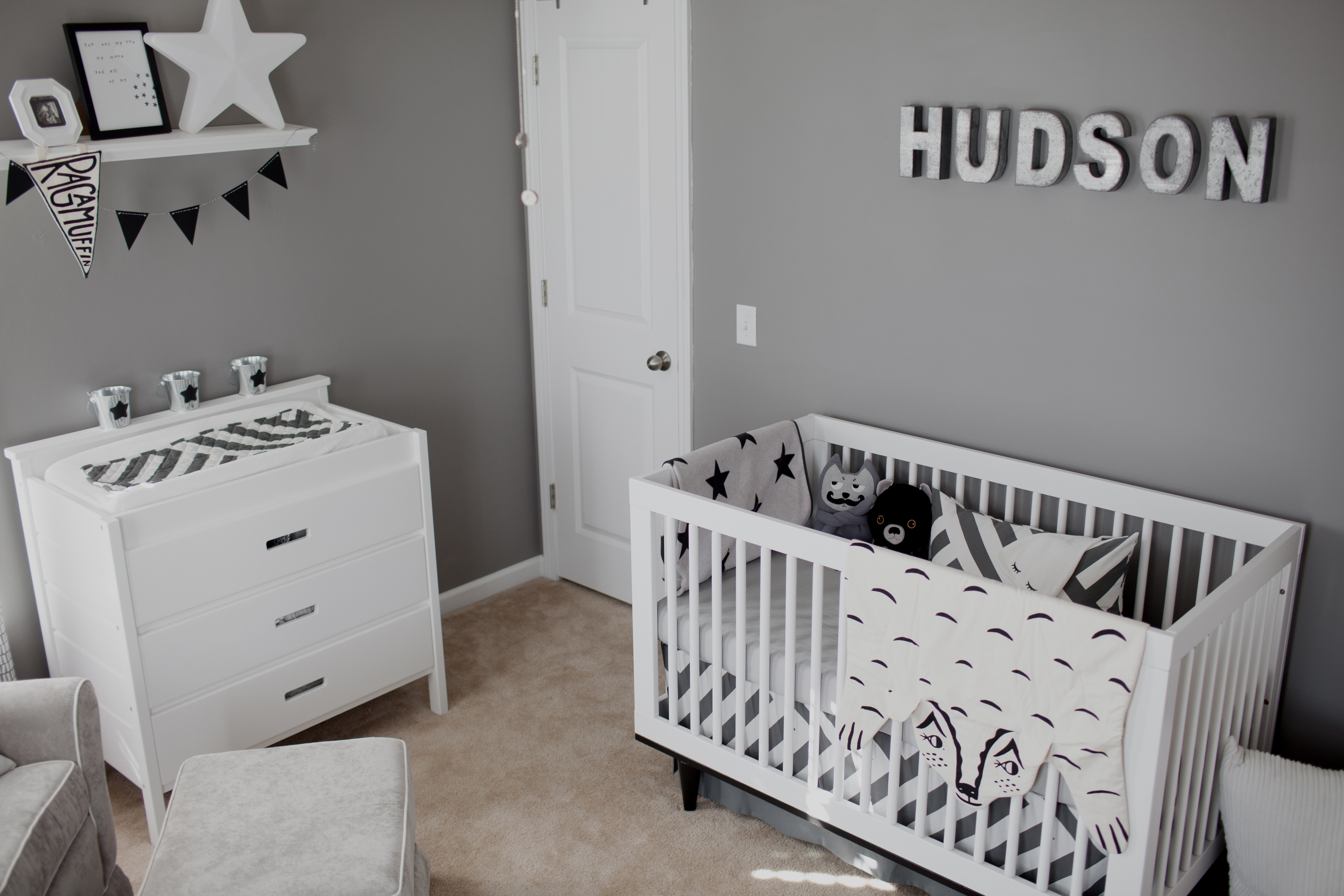 Black and White Nursery - Project Nursery