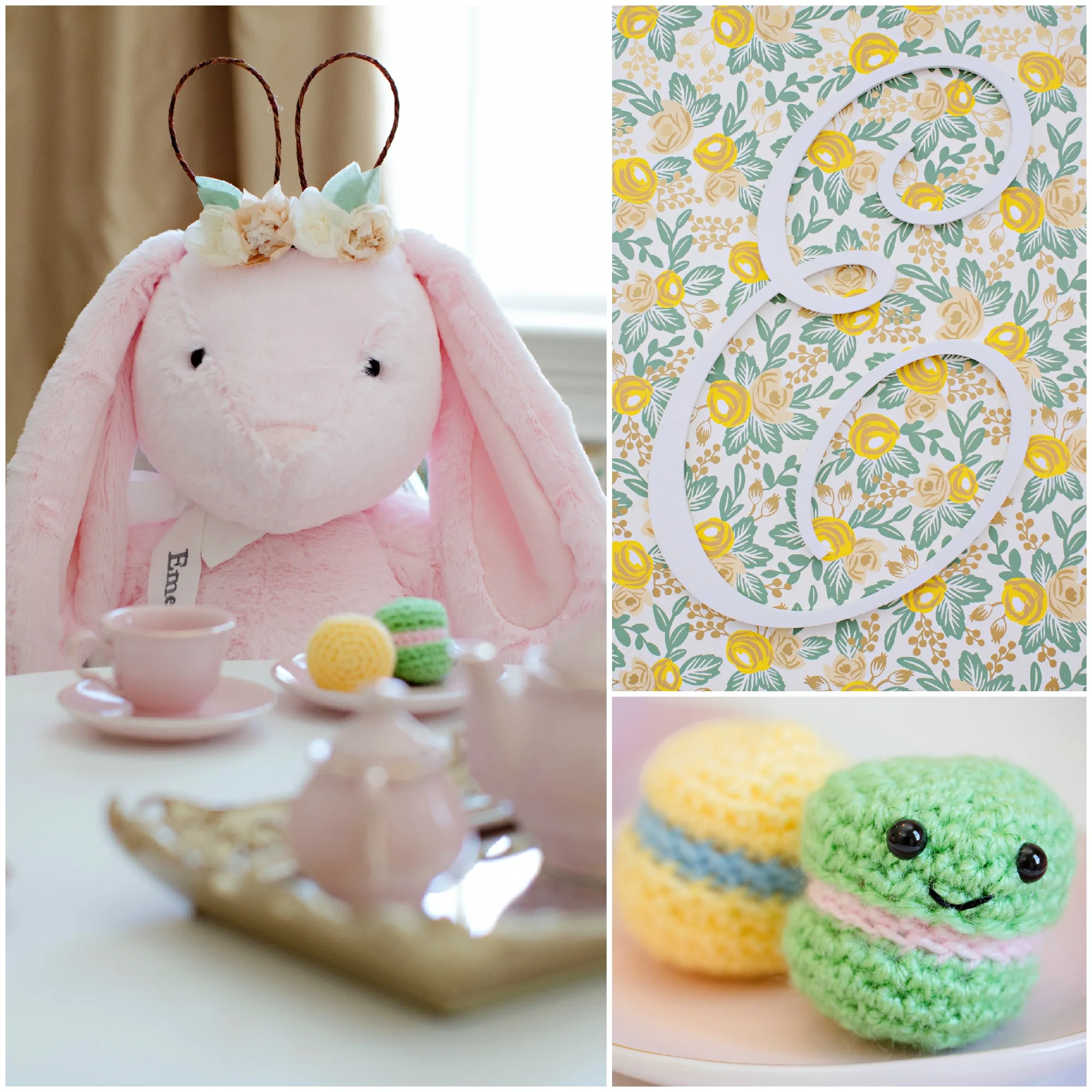 Tea Party with Knit Macaroons in Nursery - Project Nursery