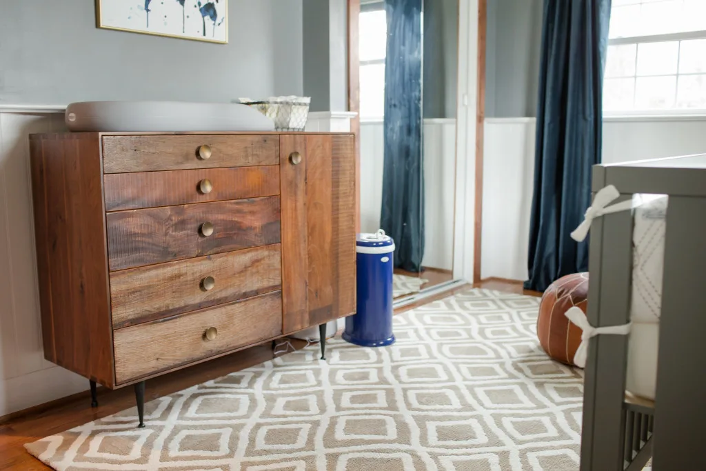 Nautical Nursery with Blue-Gray Walls - Project Nursery