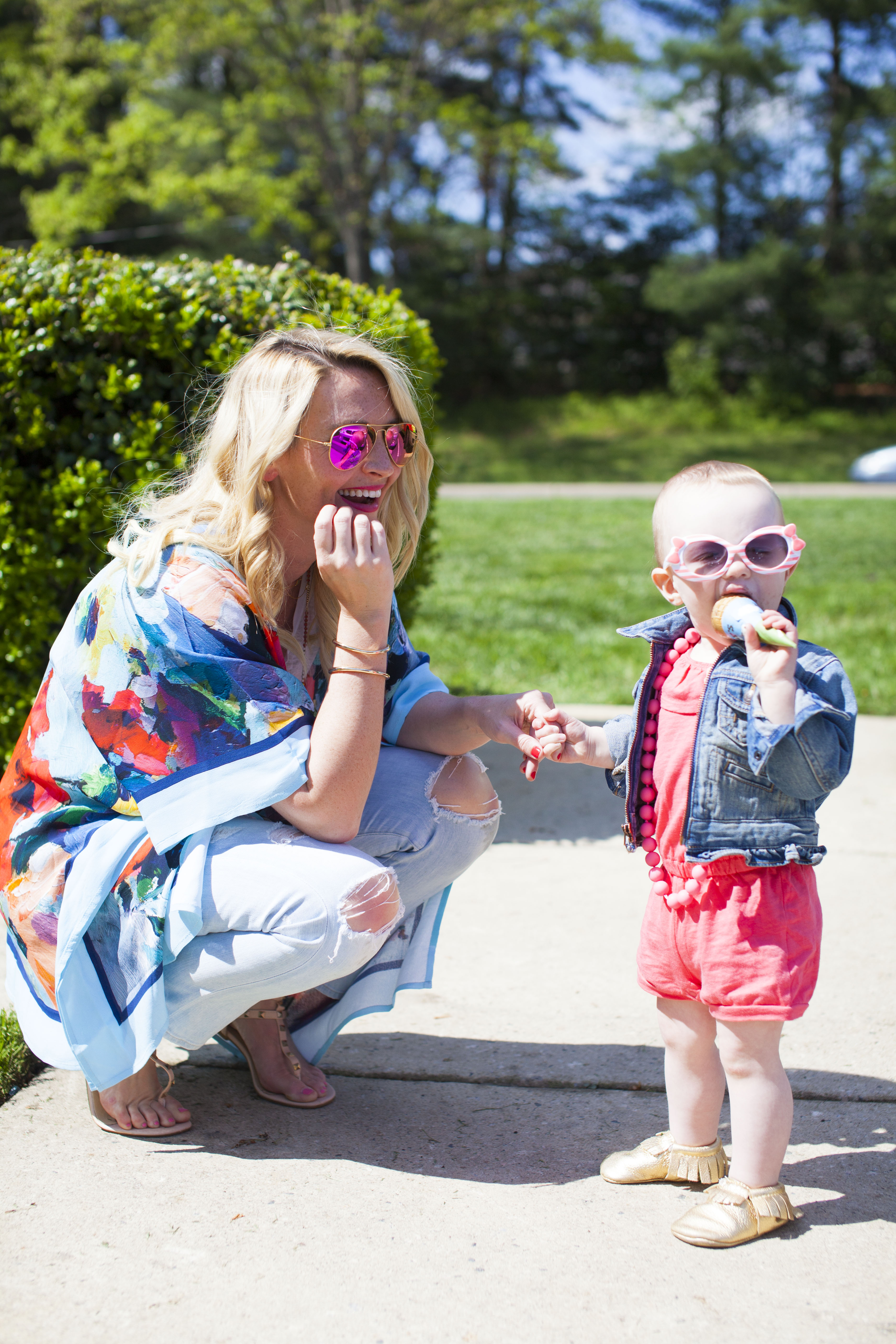 Kate Brennan and Daughter