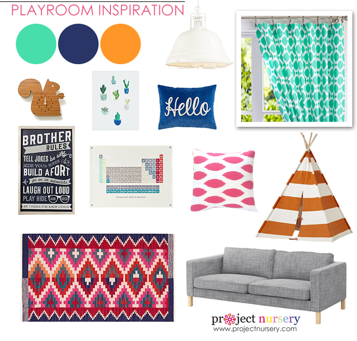 Playroom Inspiration Board - Project Nursery