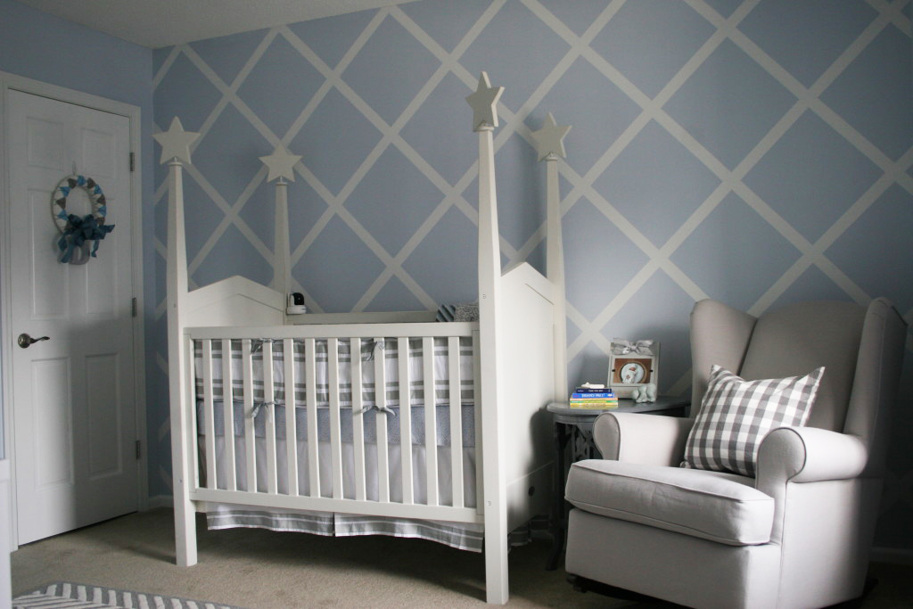 Blue and White Boy's Nursery - Project Nursery