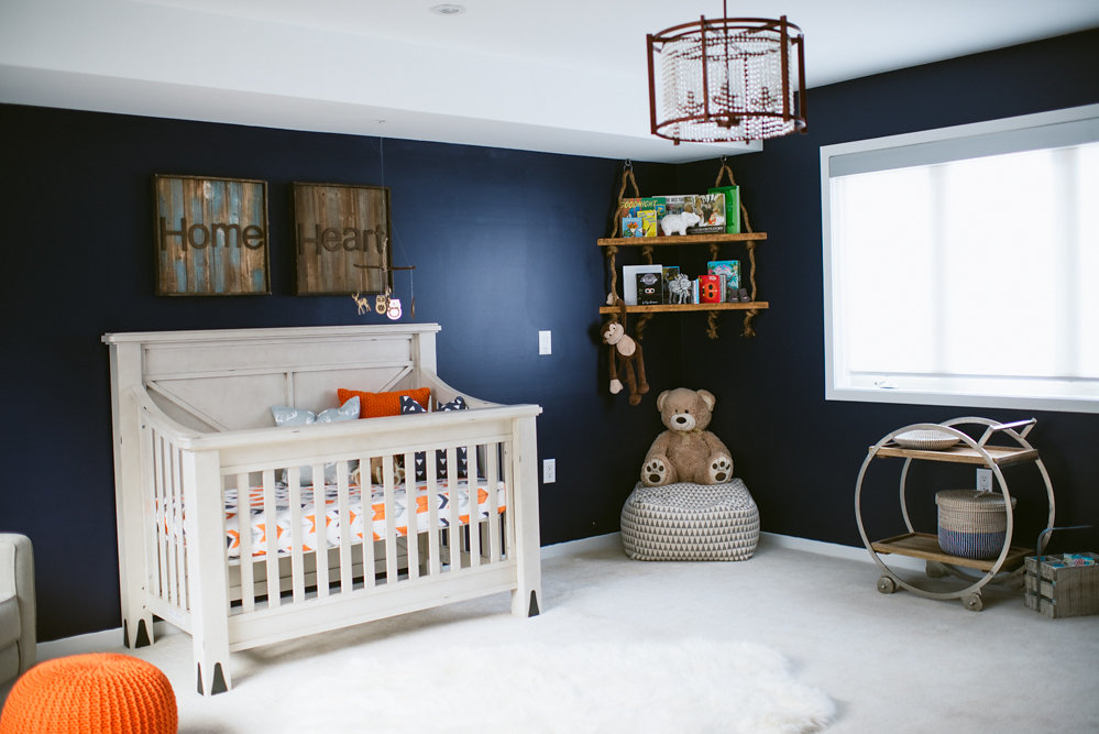 Rustic Meets Modern Nursery