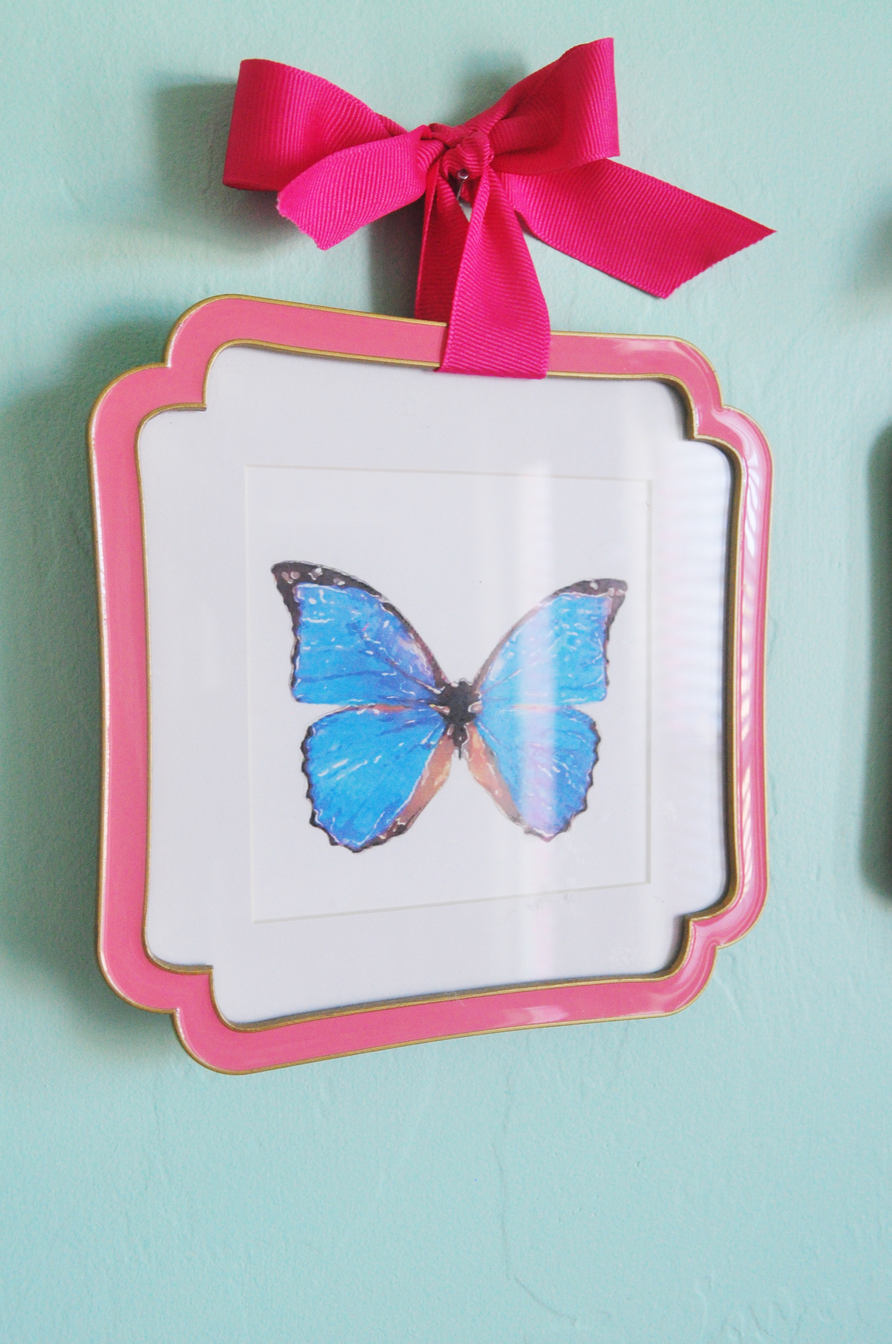 Watercolor Butterfly Wall Art