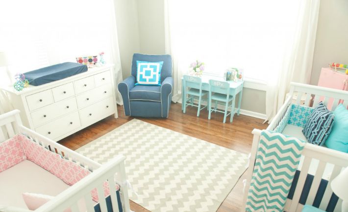 Boy/Girl Twins Nursery - Project Nursery