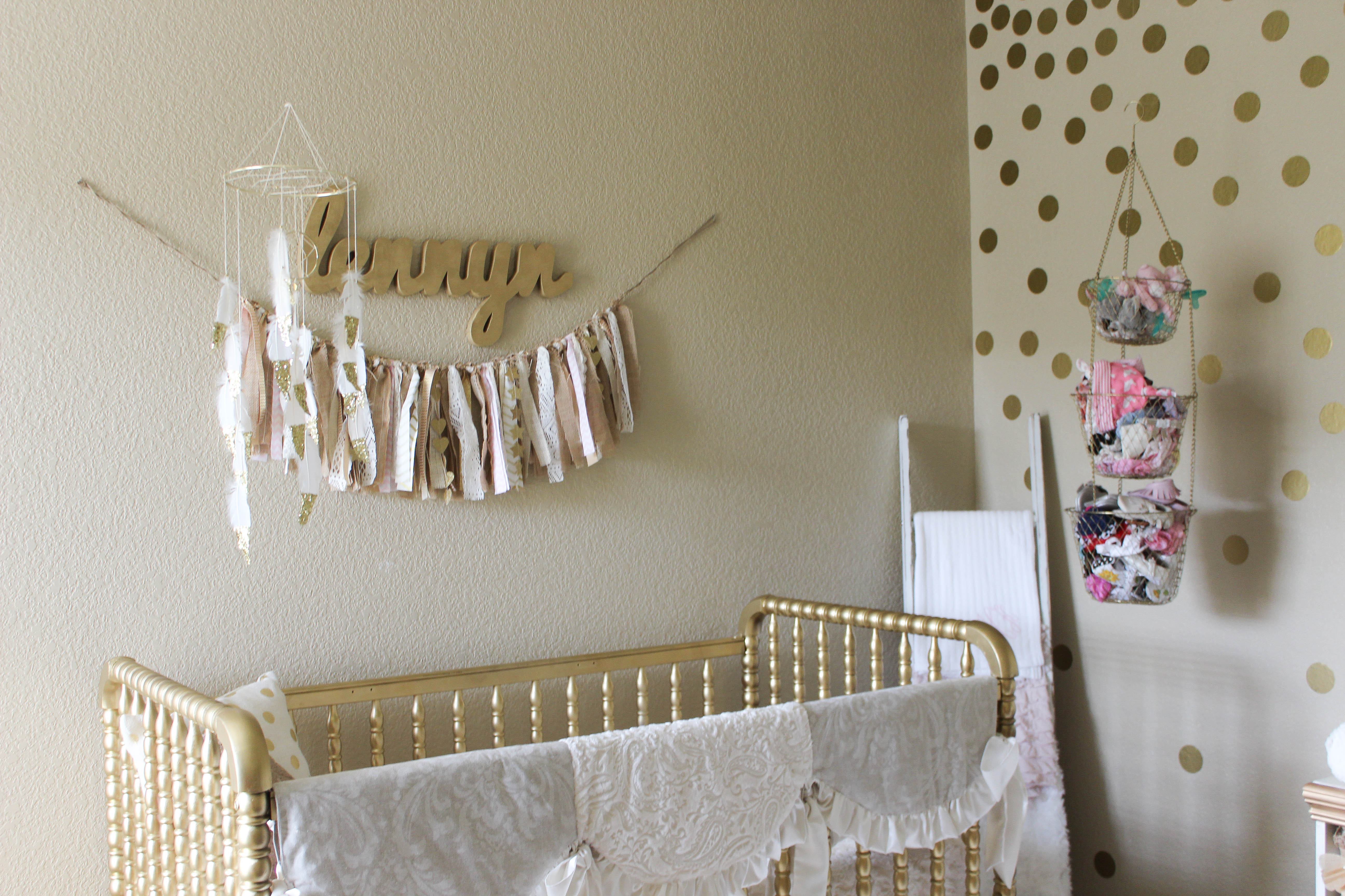 Girly Gold Nursery