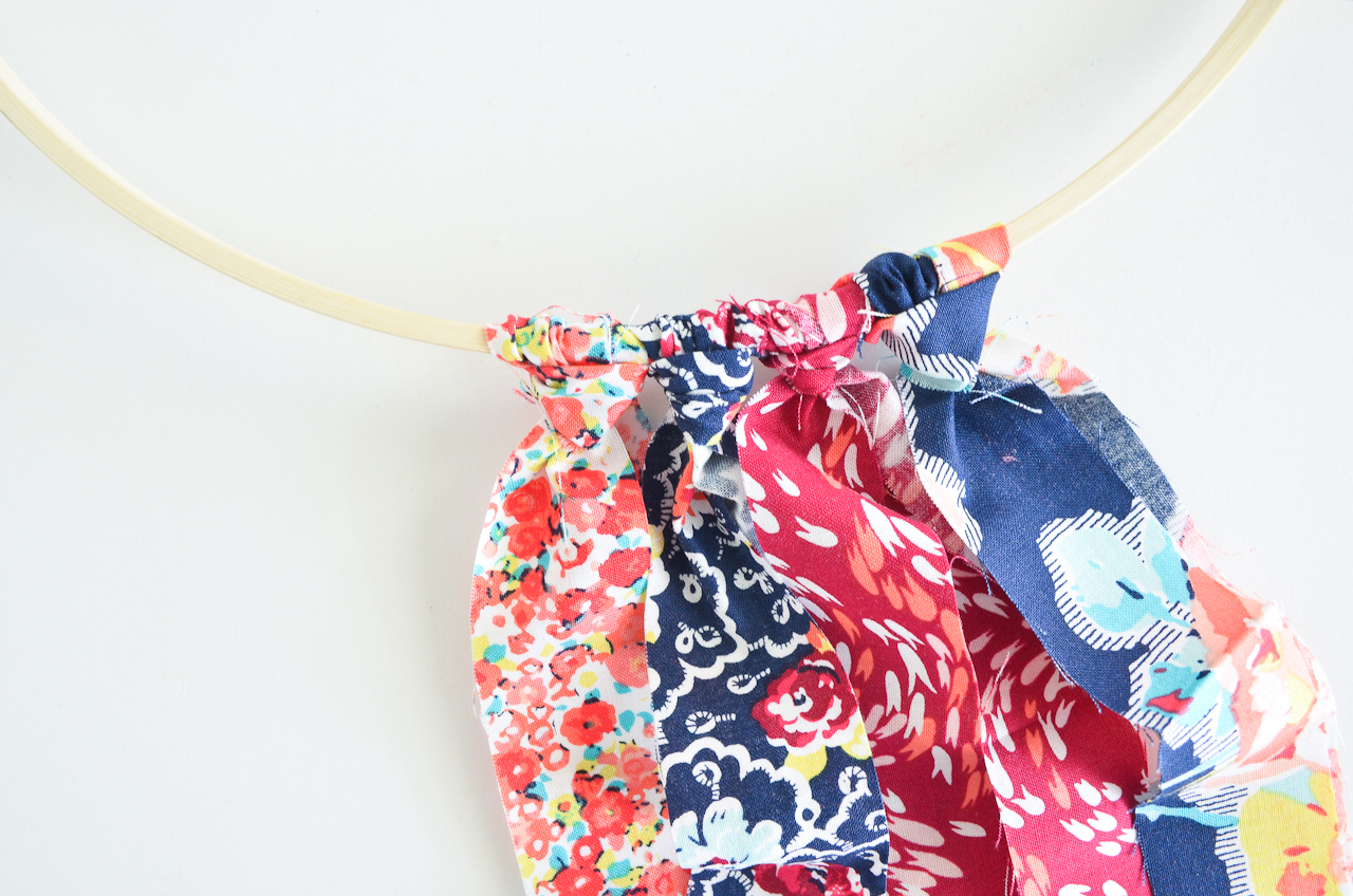 Scrap Fabric Baby Mobile Tutorial