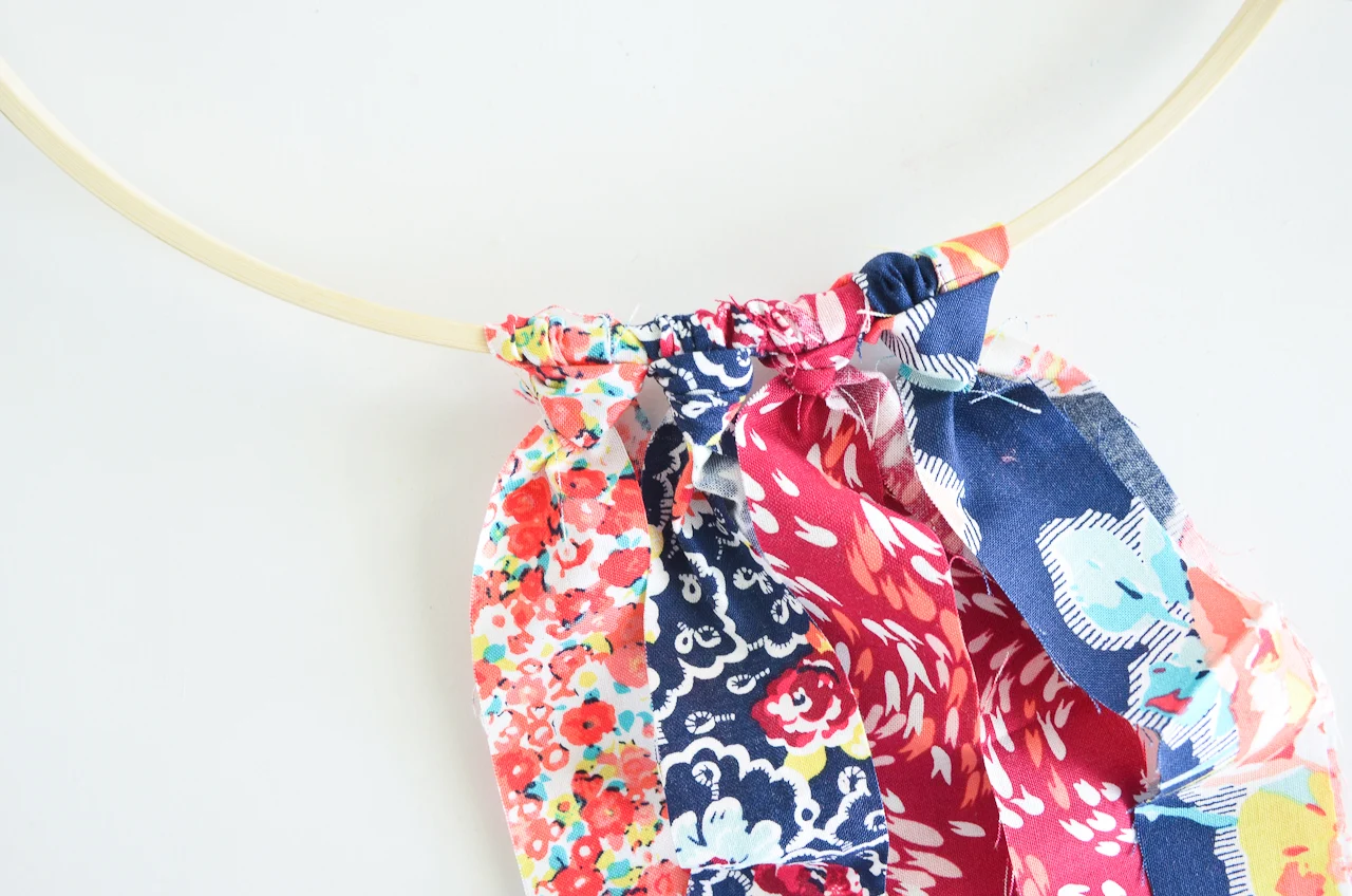 Scrap Fabric Baby Mobile Tutorial