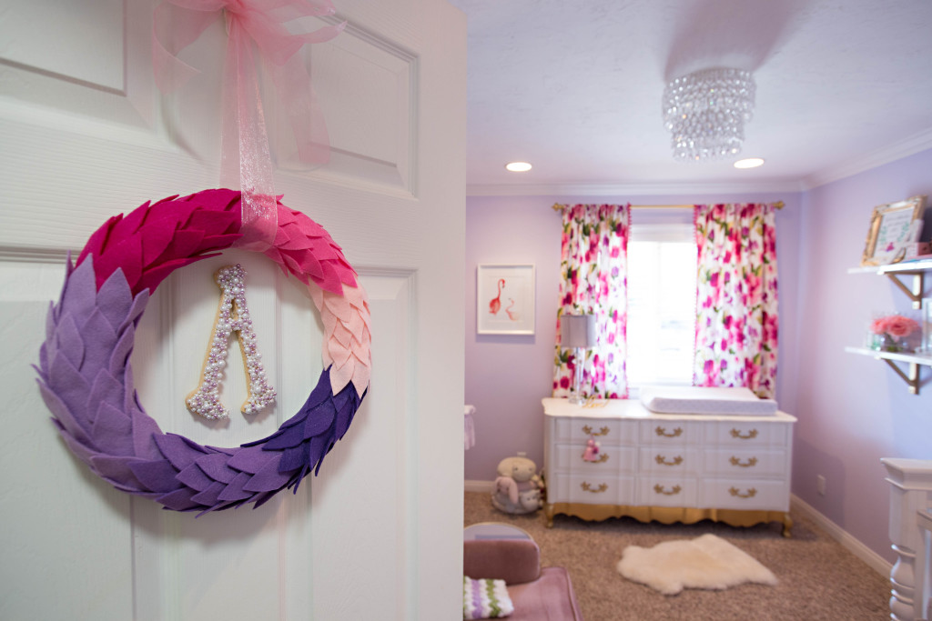 Feminine Purple and Pink Nursery - Project Nursery