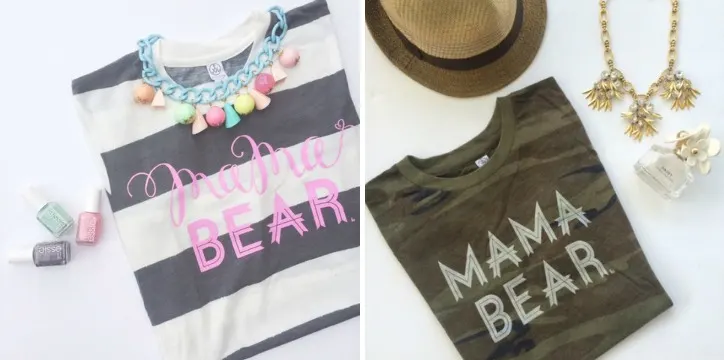 "Mama Bear" Tees from Loved by Hannah and Eli