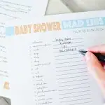 Baby Shower Mad Libs