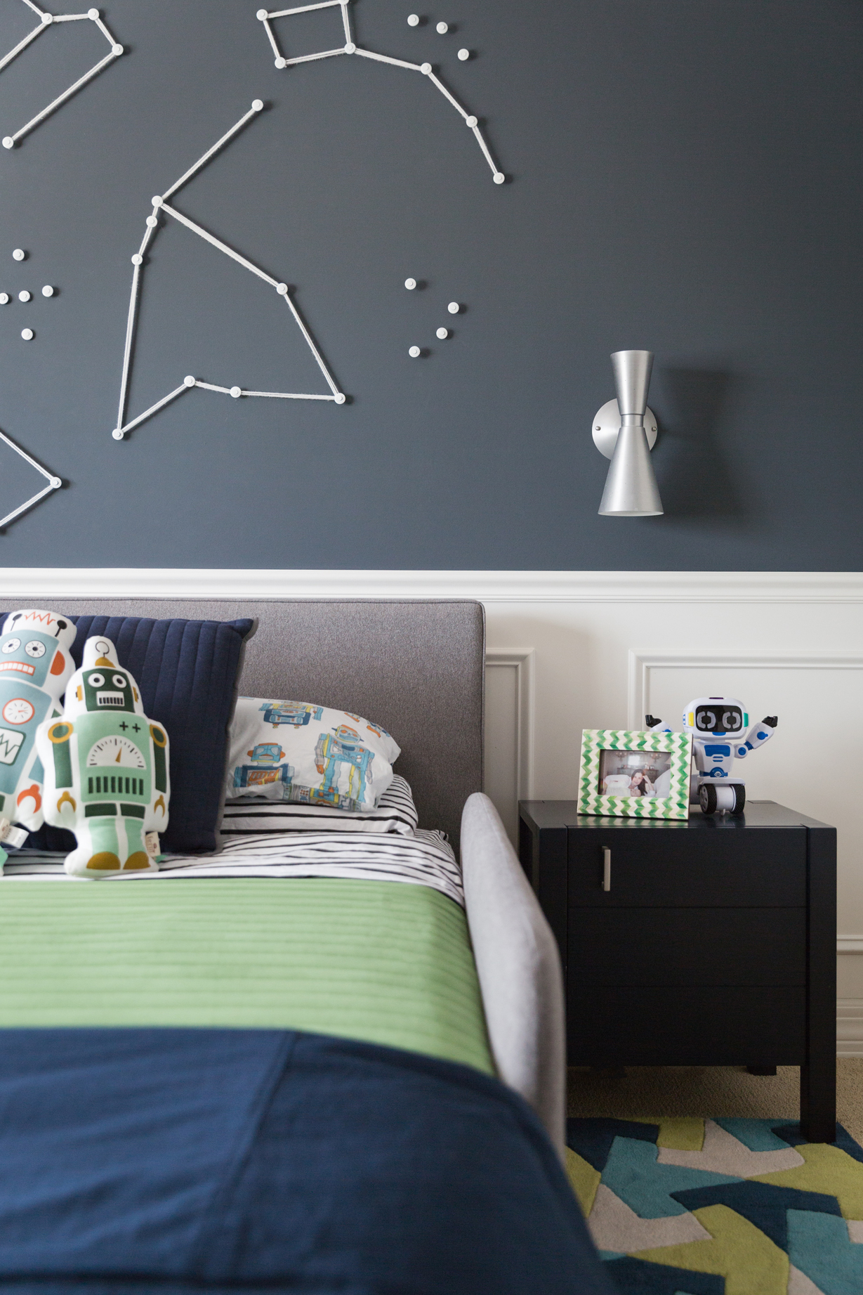 Big Boy Room with Robot Accents