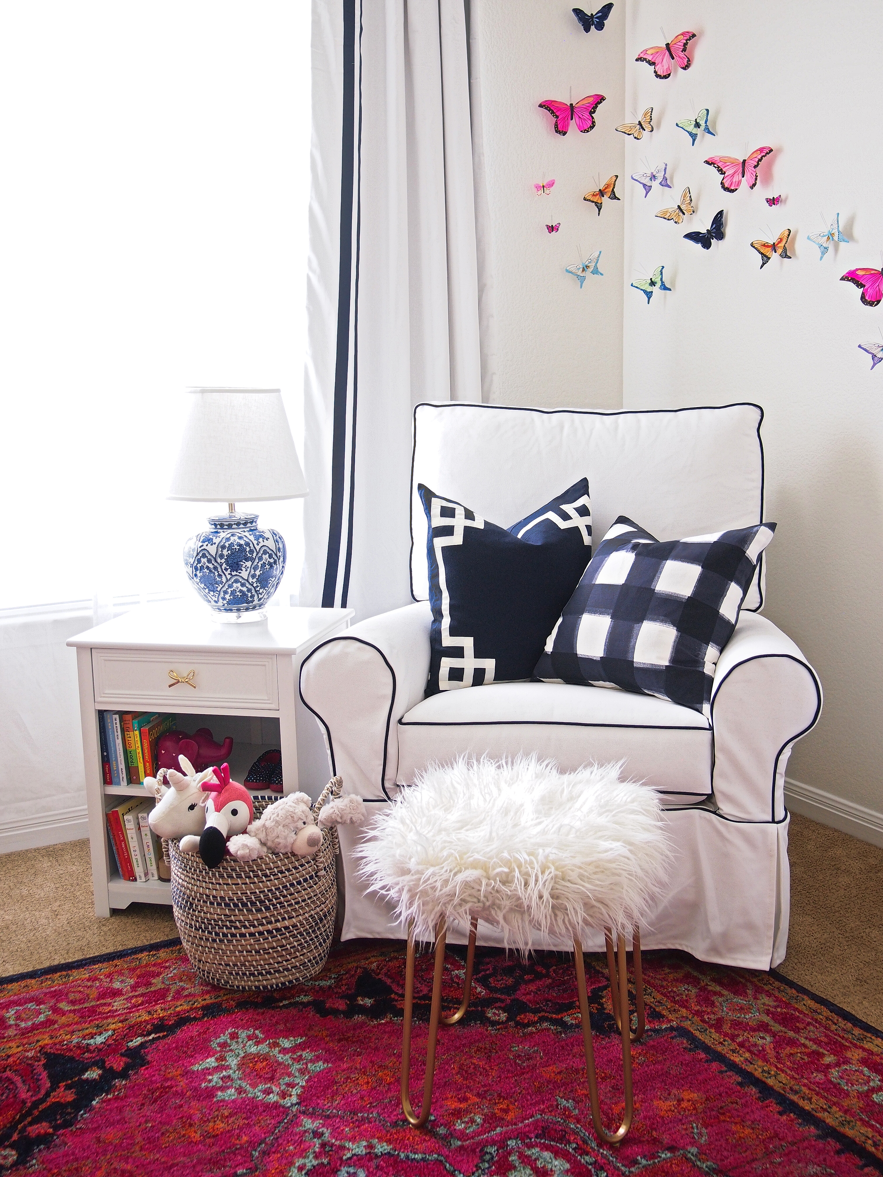 Girly Chinoiserie Nursery -- Sarice Amiee Interiors