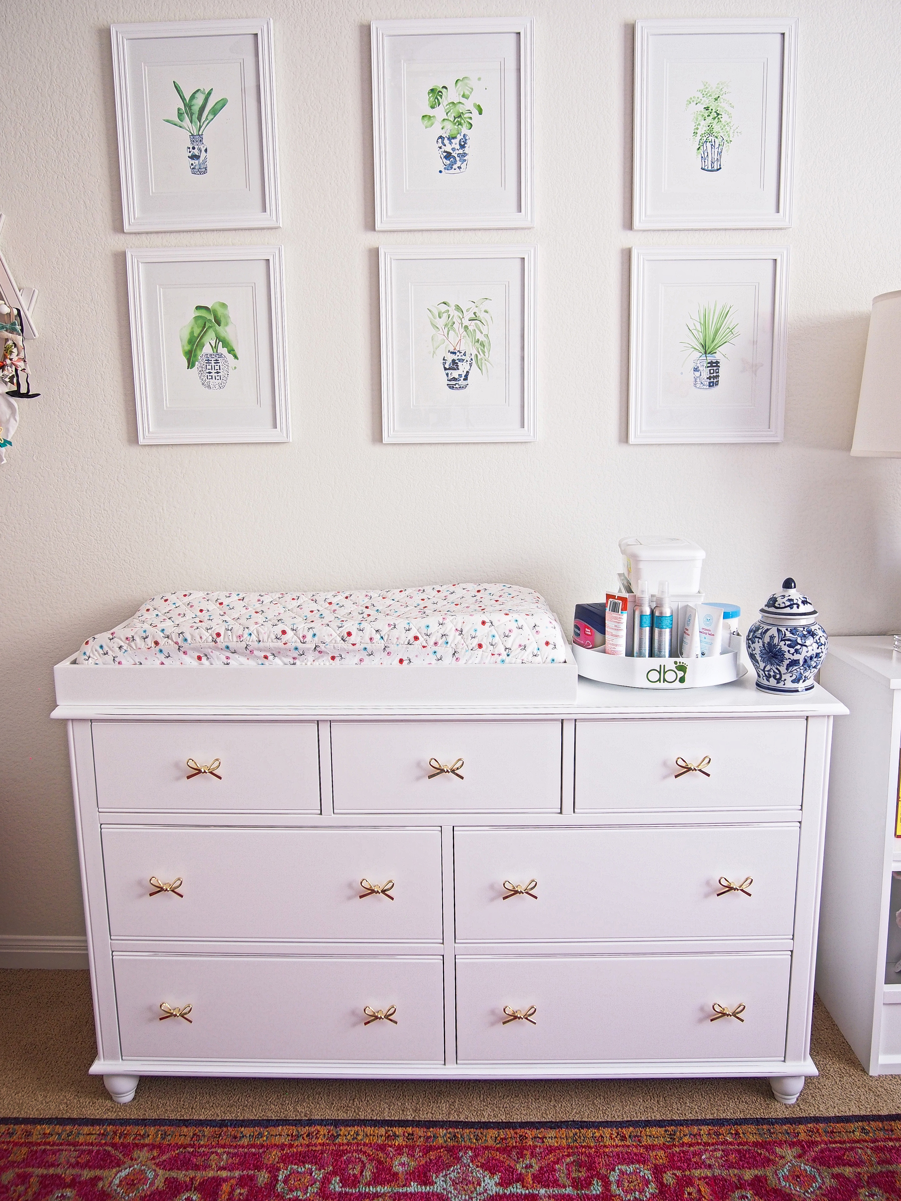 Girly Chinoiserie Nursery -- Sarice Amiee Interiors