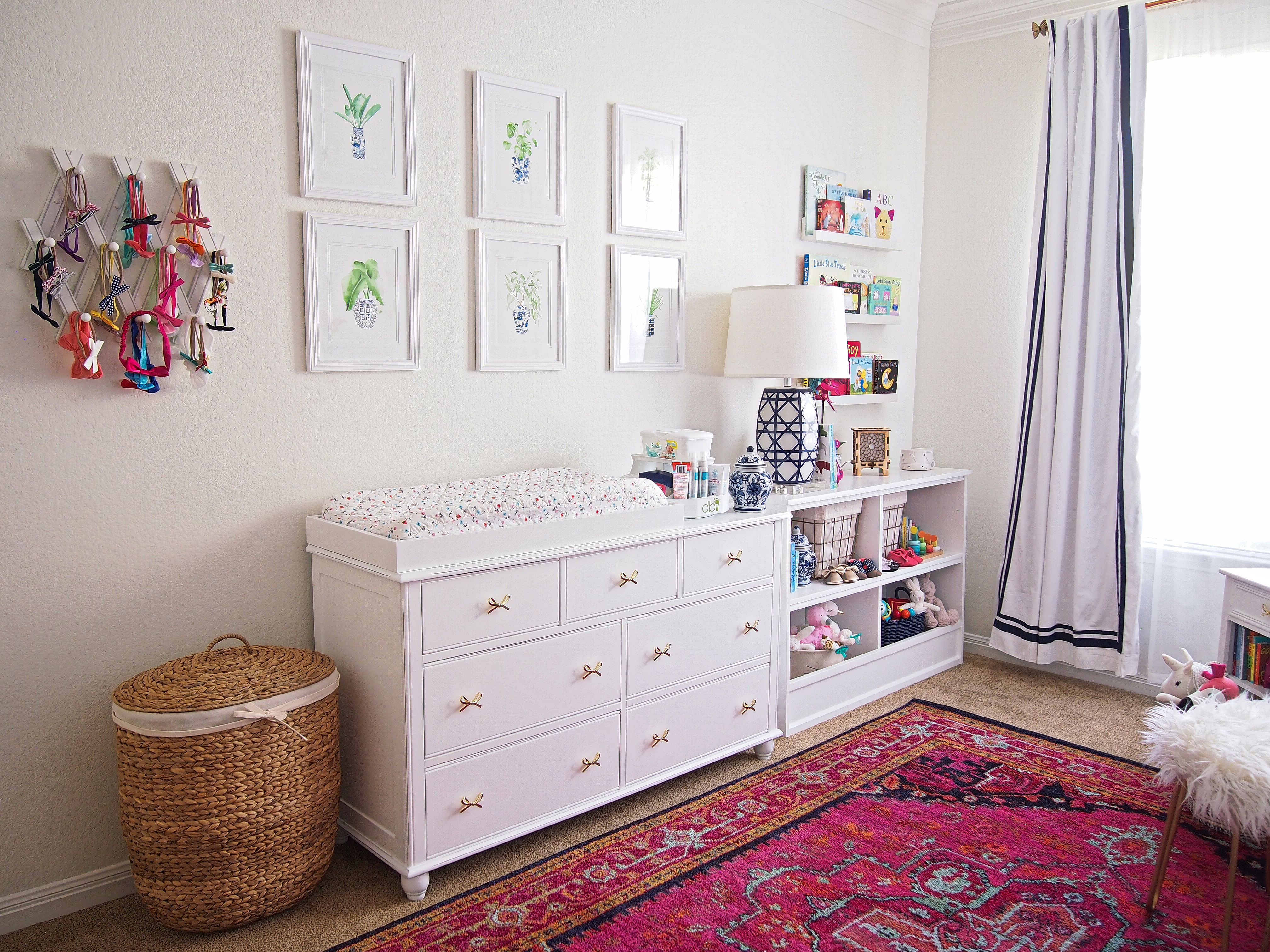 Girly Chinoiserie Nursery -- Sarice Amiee Interiors