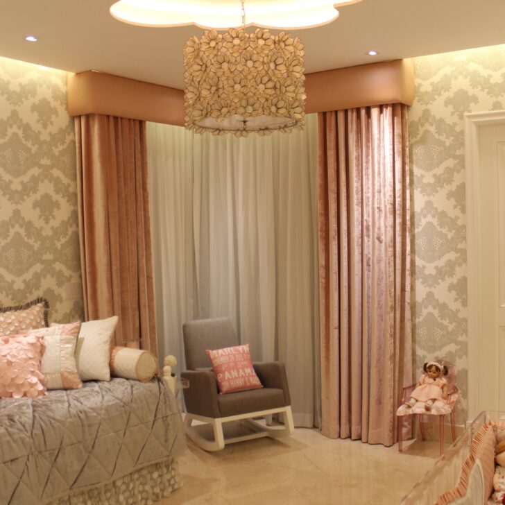 Silver, White and Pink Princess Nursery