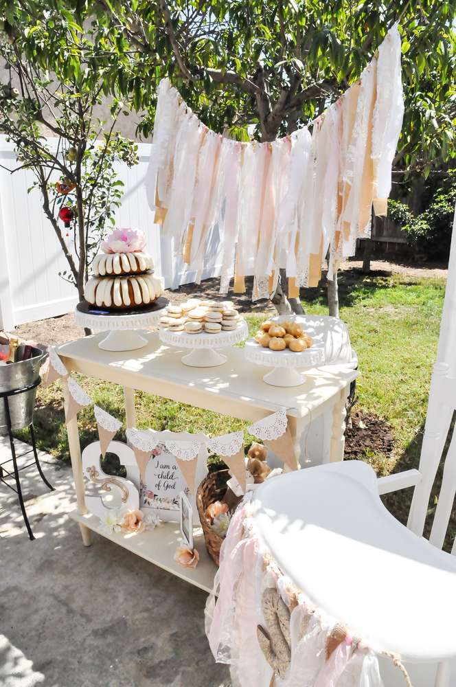 Shabby Chic Baptism