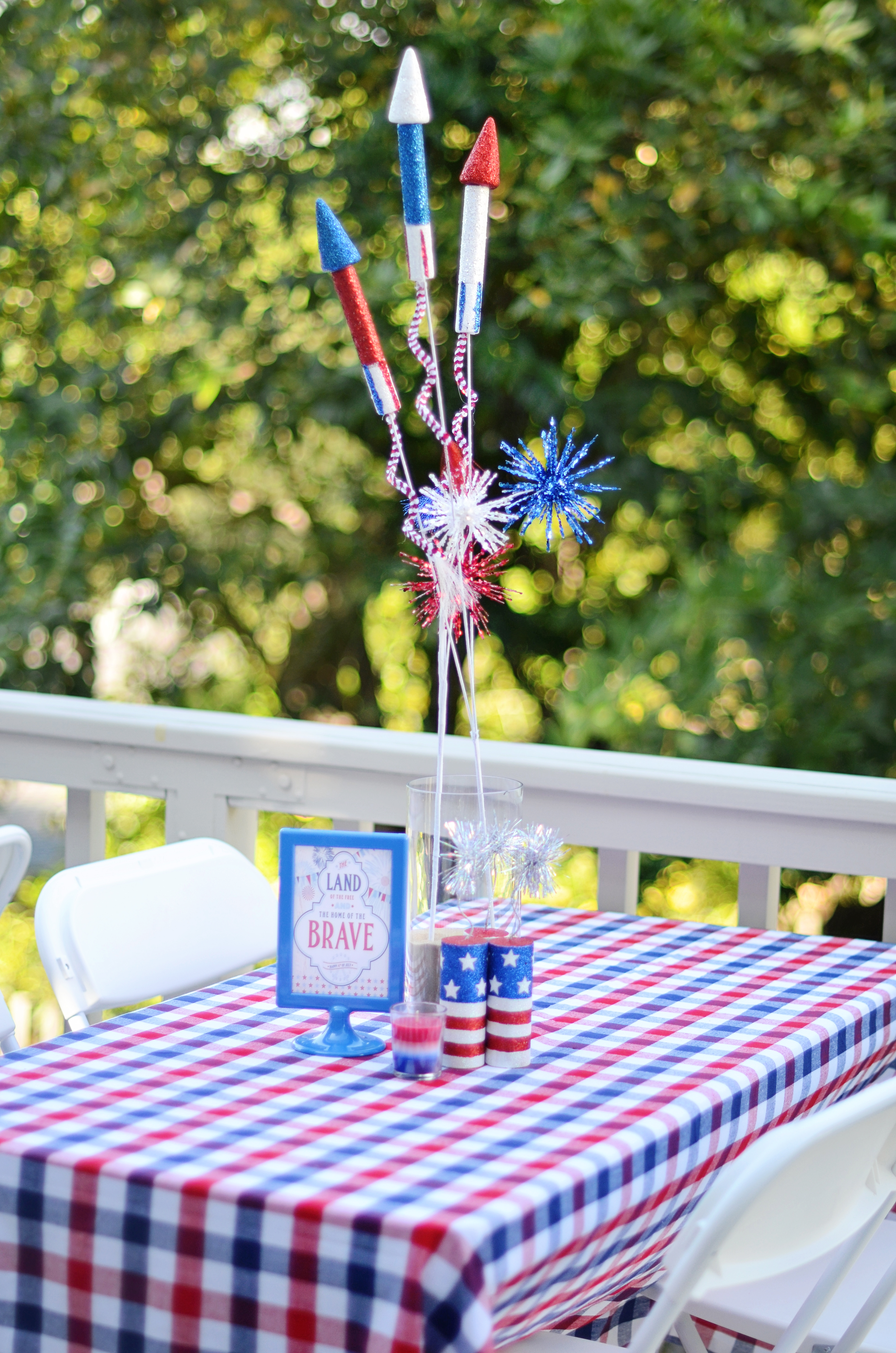 Fireworks Centerpiece