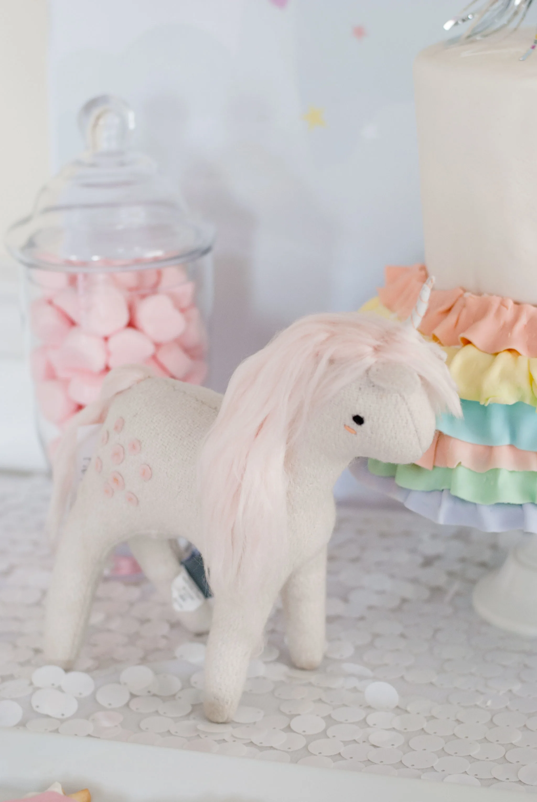 Plush Unicorn from The Land of Nod