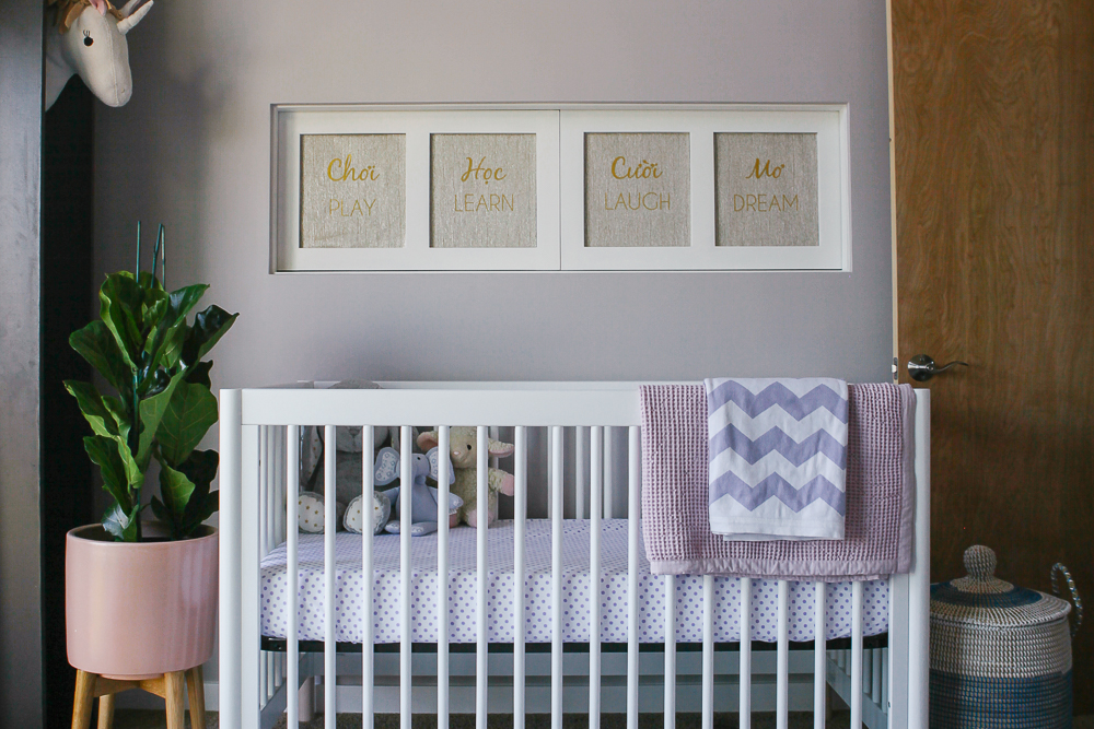 Pink and Blue Modern Nursery 