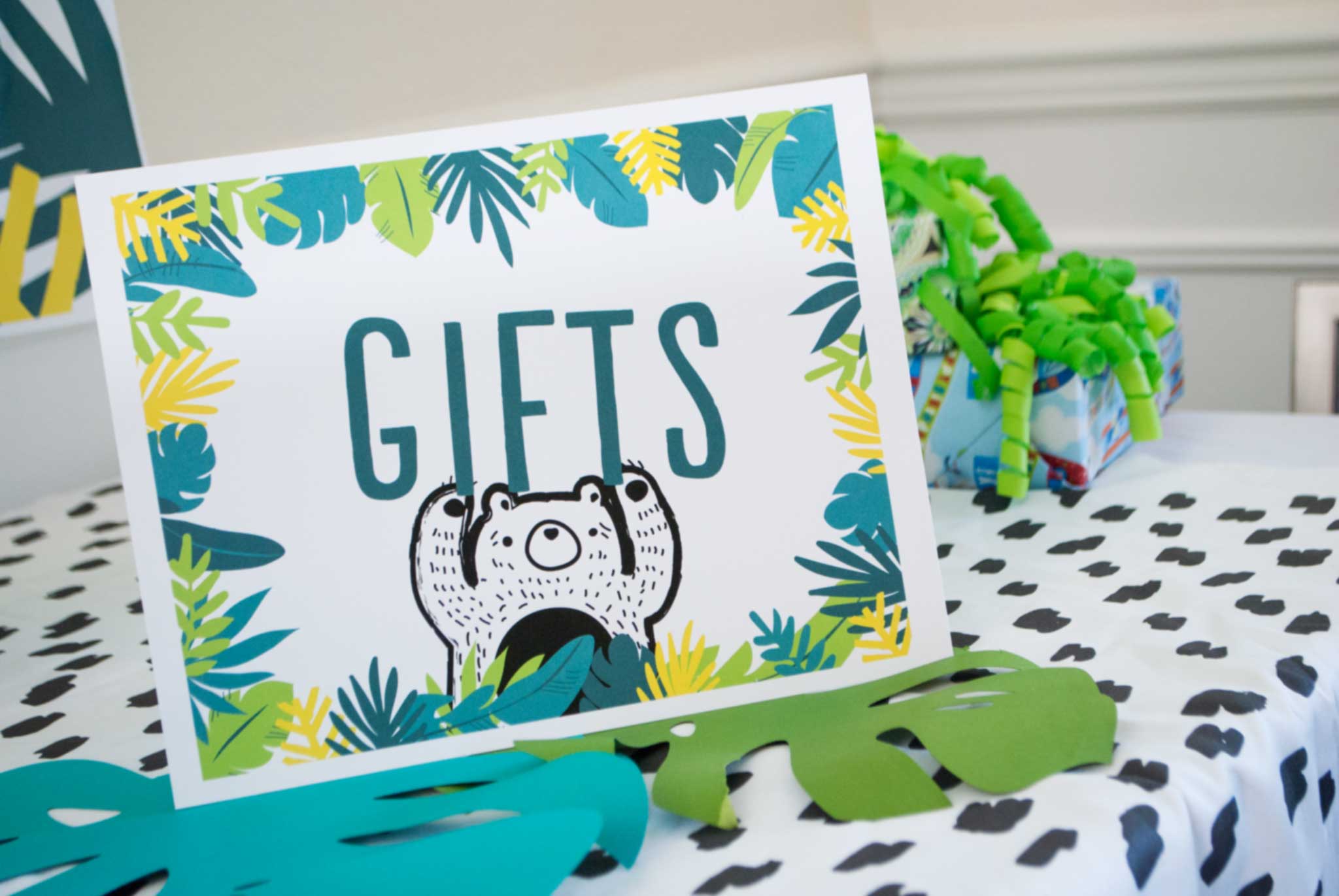 Wild Animal Birthday Party Decor