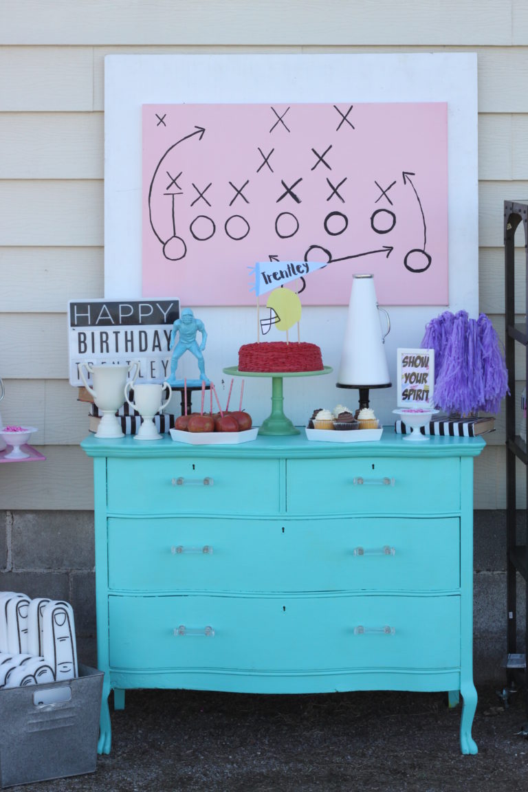 Football-Themed Girls Birthday Party - Project Nursery