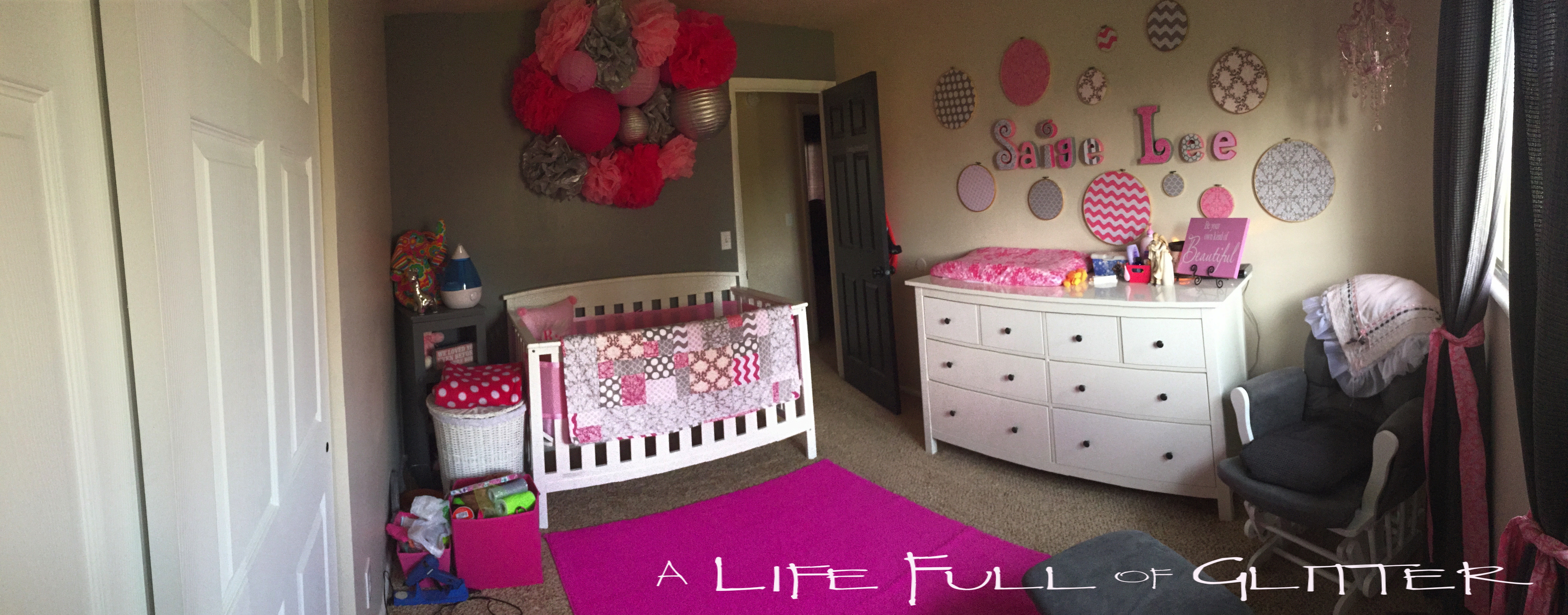 Pink and Grey Nursery