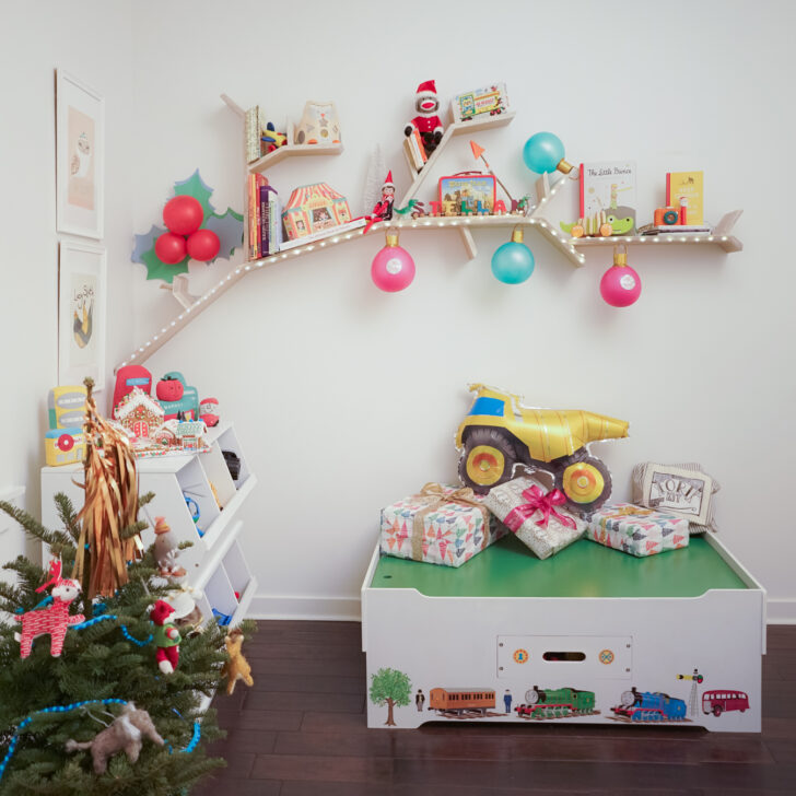 Holiday Playroom Spruce Up