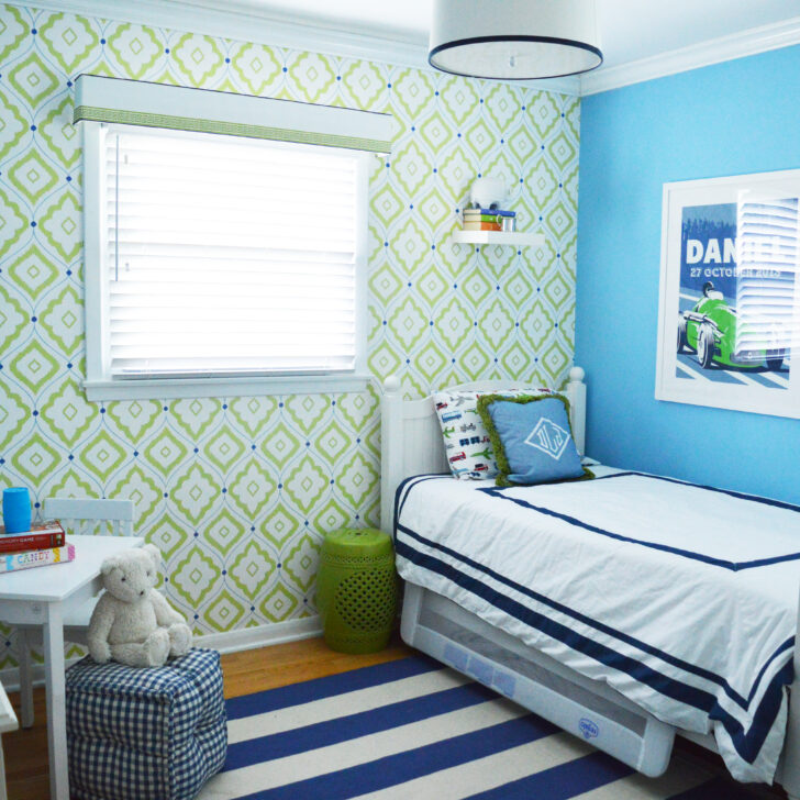 Green and Blue Big Boy Room