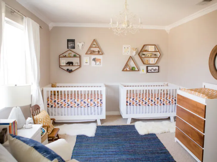 Modern Boho Geometric Nursery